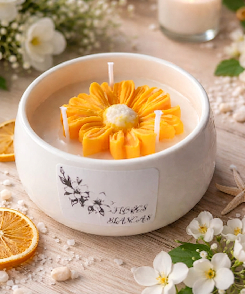Flores Blancas · Hojas