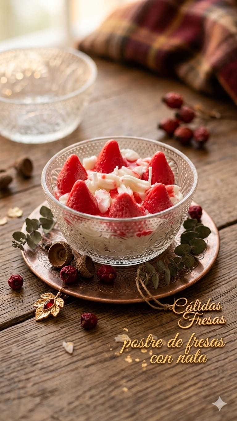 Postre de Fresas con Nata